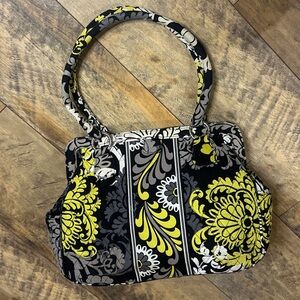 VERA BRADLEY “Baroque” (Retired 2010) Quilted Frame Handbag